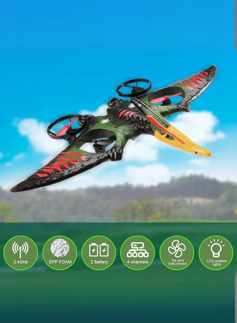 هوكو. طائرة مقاتلة فضائية RTF بتردد 2.4 جيجاهرتز - طراز L0713 رباعية المراوح، شحن USB، تحكم سهل للمبتدئين والأطفال والكبار - Image 2