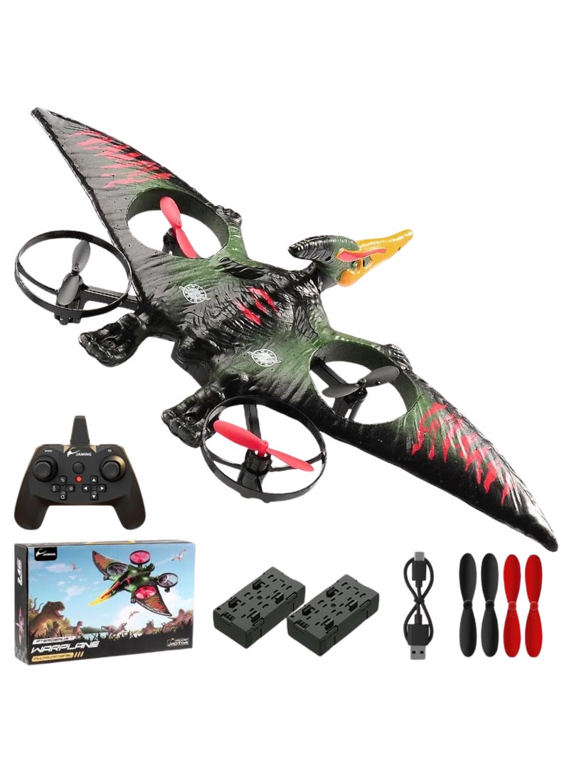 هوكو. طائرة مقاتلة فضائية RTF بتردد 2.4 جيجاهرتز - طراز L0713 رباعية المراوح، شحن USB، تحكم سهل للمبتدئين والأطفال والكبار - Image 1