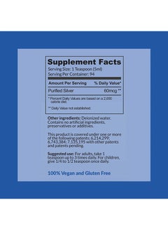 DOCTOR RECOMMENDED SUPPLEMENTS Colloidal Silver Liquid - 12 PPM Premium Silver Solution, 60 MCG Per Serving, All Natural, Vegan Immune System Support, Ionic Silver Water Daily Mineral Supplement (2-16 Fl oz Bottles)  - Image 4