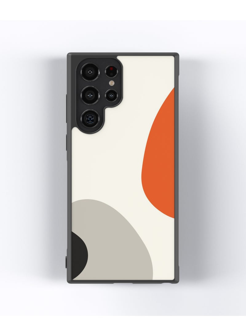 Shopnity Samsung Galaxy S23 Ultra Case – Retro Minimalist Design | Slim, Shockproof, Dotted Grip Sides For Better Hold. - Image 1