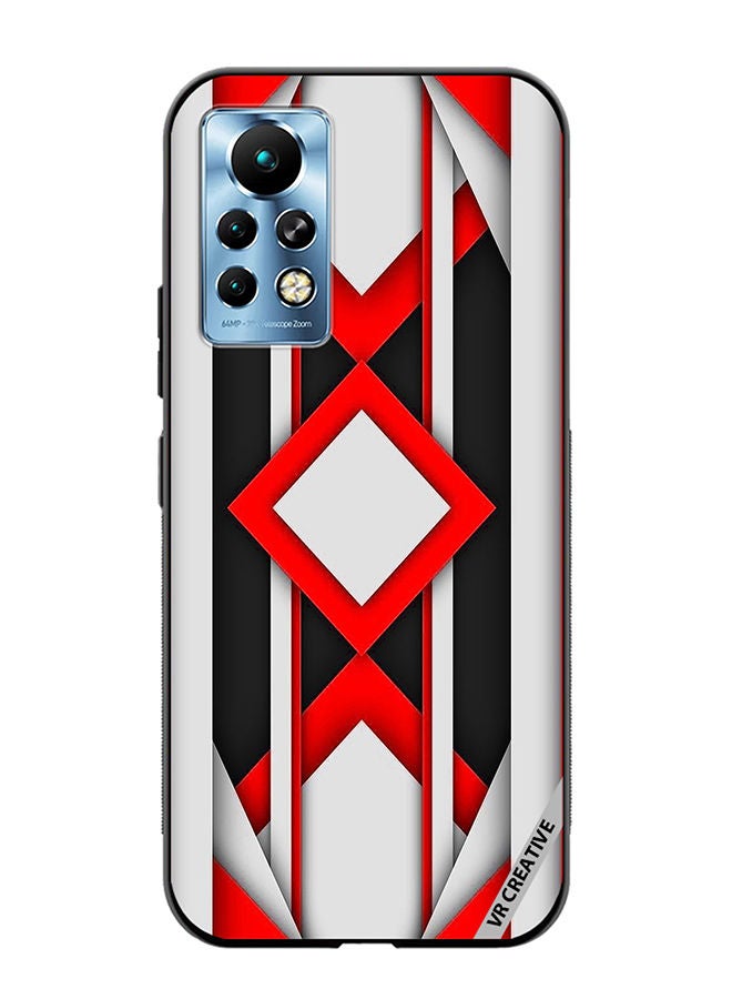 VR CREATIVE Protective Case Cover For Infinix Note 11 Pro Abstract Design Multicolour - Image 1