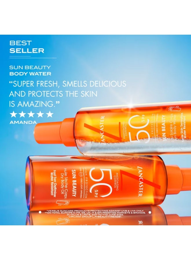 Lancaster Sun Beauty Body Water SPF50 100ml - Image 2