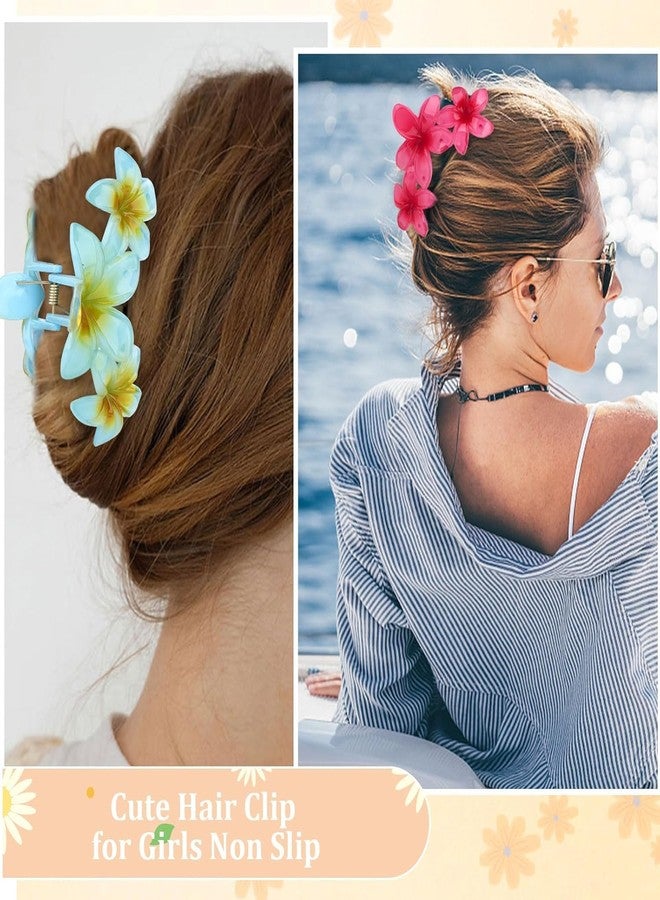 VORSET (2 Pcs) Stylish Floral Hair Pins for Women | Strong Hold Bun Stick & Hair Accessories for Girls | Decorative Multicolor Hair Pins for Party & Daily Use - Image 4