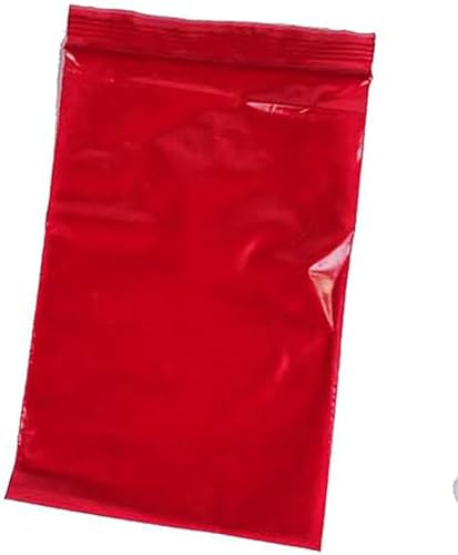 uGems 4" X 6" Reclosable Zipper Bags 2-mil Red (Qty=100) #r46rd-100 - Image 5
