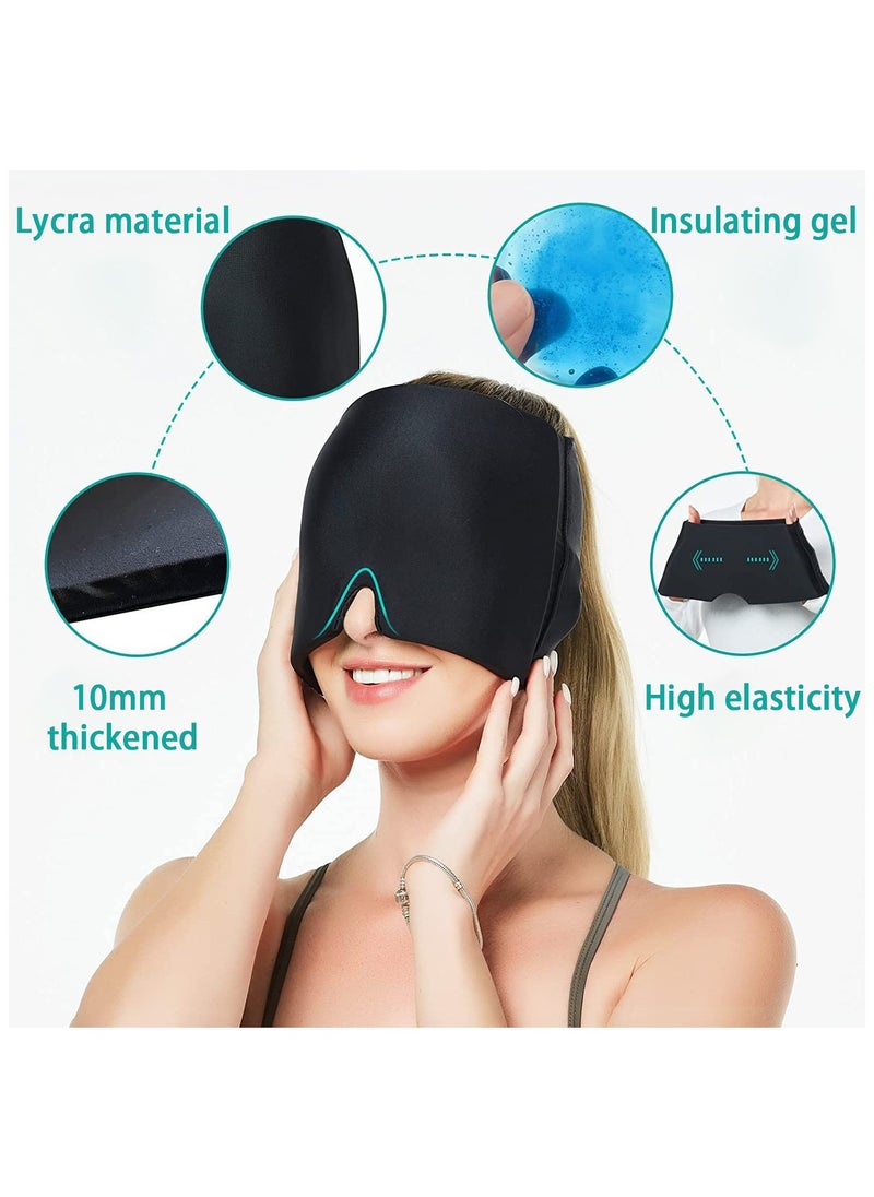 BONITO Reusable Cooling / Heat Gel Head Cap for Migraine Sinus Tension and Stress Pain Relief  - Image 3