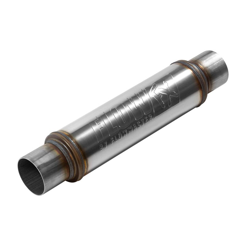 Flowmaster Flow FX Chambered Muffler – 3.00” Center In / 3.00” Center Out – Round Body –Moderate Sound – Stainless Steel – Affordable Performance for Modern Trucks, Muscle Cars & Daily Drivers (71419) - Image 5