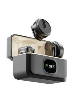 Wireless Lapel Microphone  Advanced Noise Cancellation, Clear Audio  High Performance Wireless Mic With Stable Connection Long Battery Life Ideal For Presentations, Interviews And Content Creation (Black)