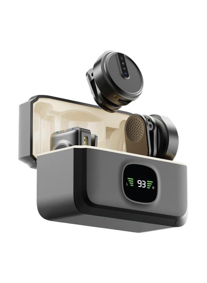 Raxoom - Wireless Lapel Microphone  Advanced Noise Cancellation, Clear Audio  High Performance Wireless Mic With Stable Connection Long Battery Life Ideal For Presentations, Interviews And Content Creation (Black) - Image 1