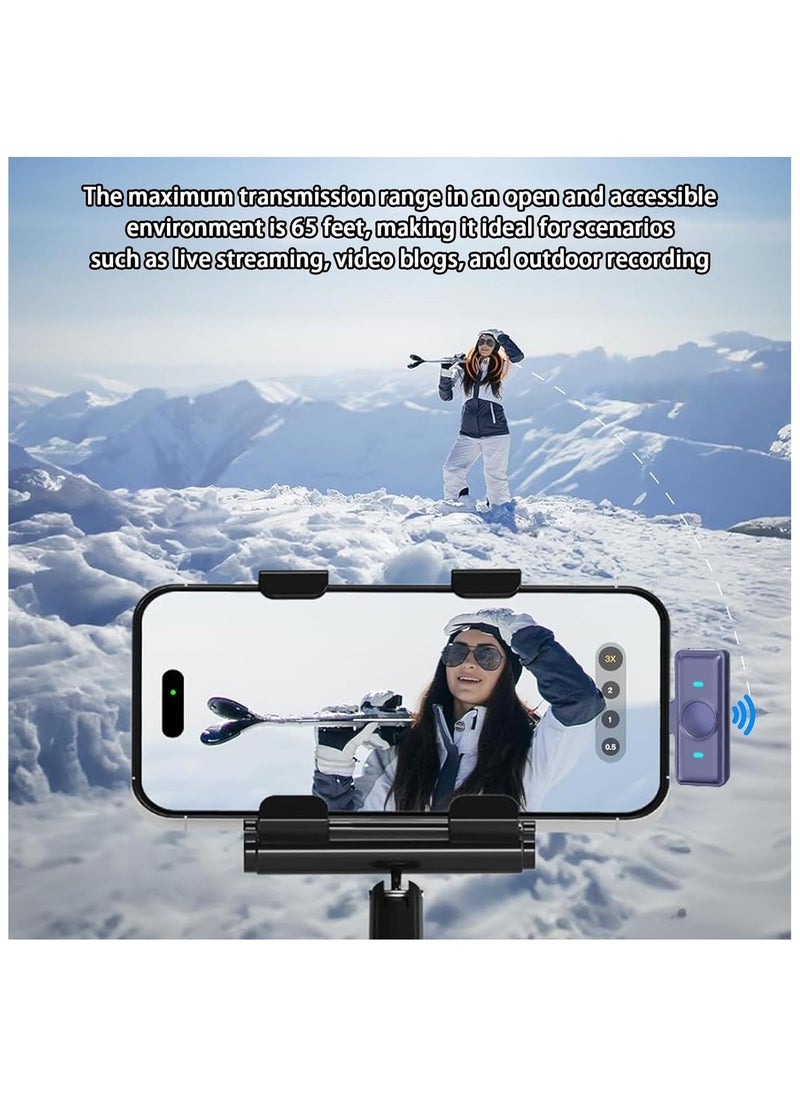 Raxoom - Wireless Lapel Microphone  Advanced Noise Cancellation, Clear Audio  High Performance Wireless Mic With Stable Connection Long Battery Life Ideal For Presentations, Interviews And Content Creation (Black) - Image 1