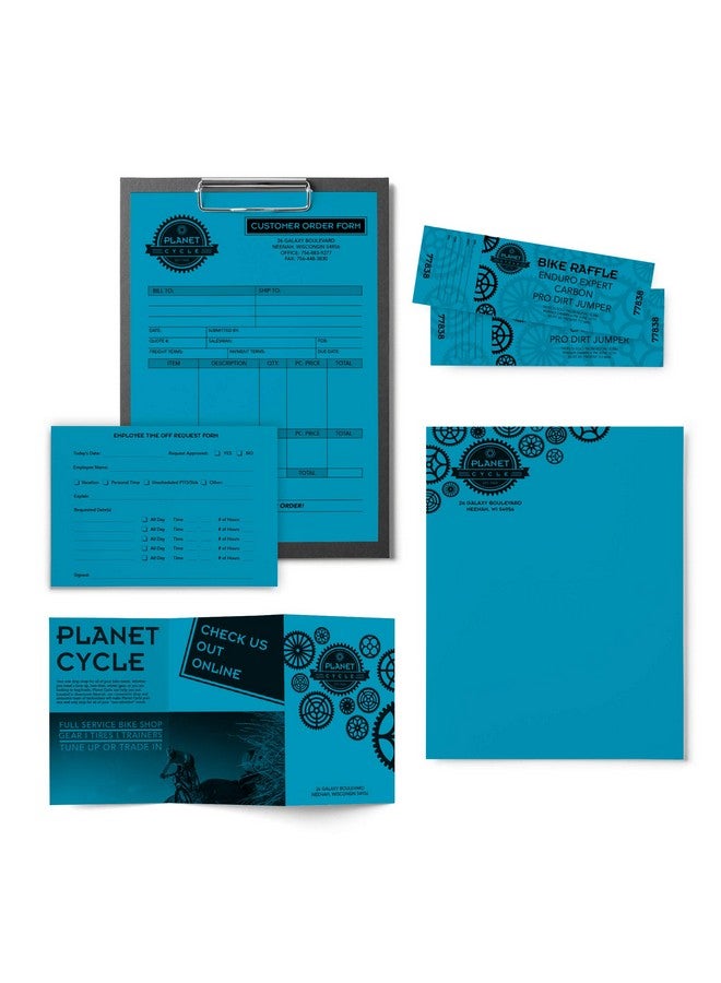 Astrobrights Mega Collection Colored Paper Ultra Blue 625 Sheets 24 Lb/89 Gsm 8.5" X 11" More Sheets (91690)  - Image 3