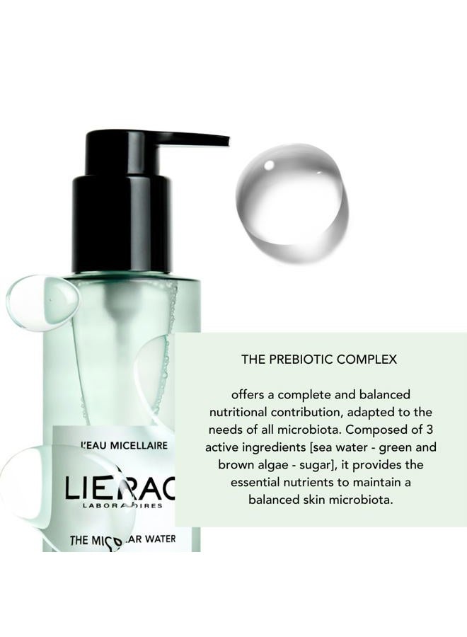 Lierac LIERAC|Micellar Water Cleanser - Gentle Makeup Remover and Cleanser with Marine Prebiotics - Cleansing Water - Ideal for Sensitive Skin - 200 ml Bottle  - Image 3