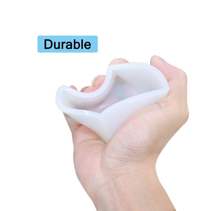 KIRA KIRA Box Square Resin Mold Silicone Mould: 5PCS Cube Resin Mould 5 Differet Sizes Art DIY Jewelry Keychain Making Kit Candle Box Decorative Craft Epoxy Casting Mould Set-(3) - Image 4