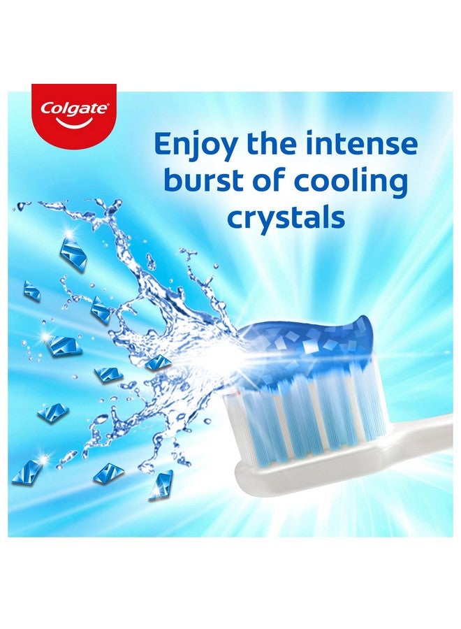 Colgate MaxFresh Breath Freshner Oral Care Toothpaste, 300g Saver Pack (150g x 2), Peppermint Ice, Blue Gel Paste with Menthol & Cooling crystals for bad breath control - Image 4