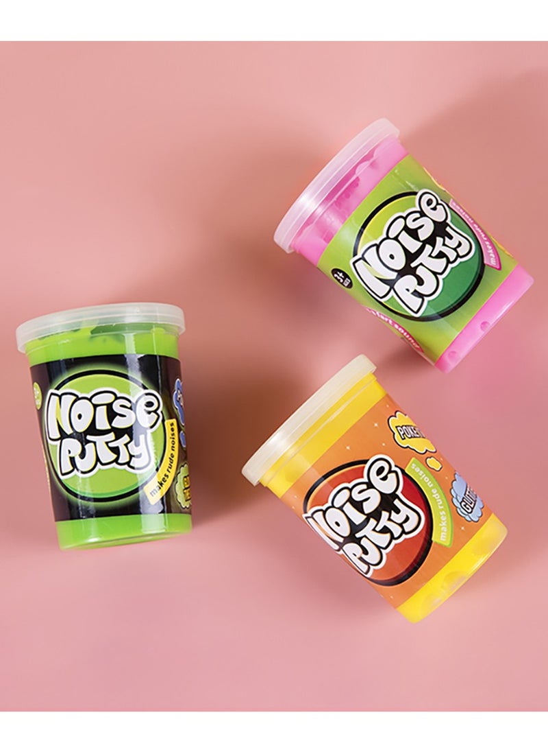 Cutie Cute Noise Putty 3 Set Tray Variety Pack Glow in The Dark Putty Glitter Putty Original Noise Putty Slime Fidget Toy Stress Toy Party Favor Toys for Kids  - Image 4