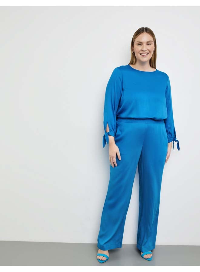 GERRY WEBER Flowing trousers with a wide leg, Carlotta - Image 2