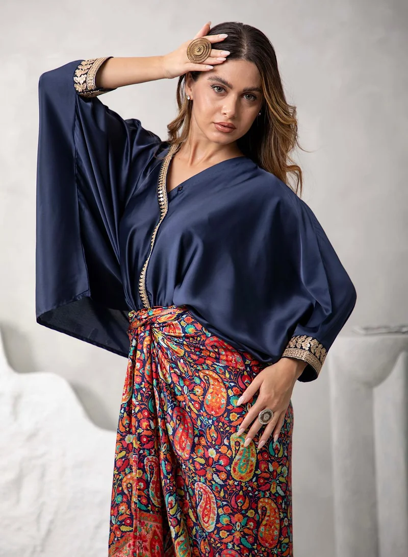 Ecstacy  Drape Skirt Set for Women | Best Price UAE