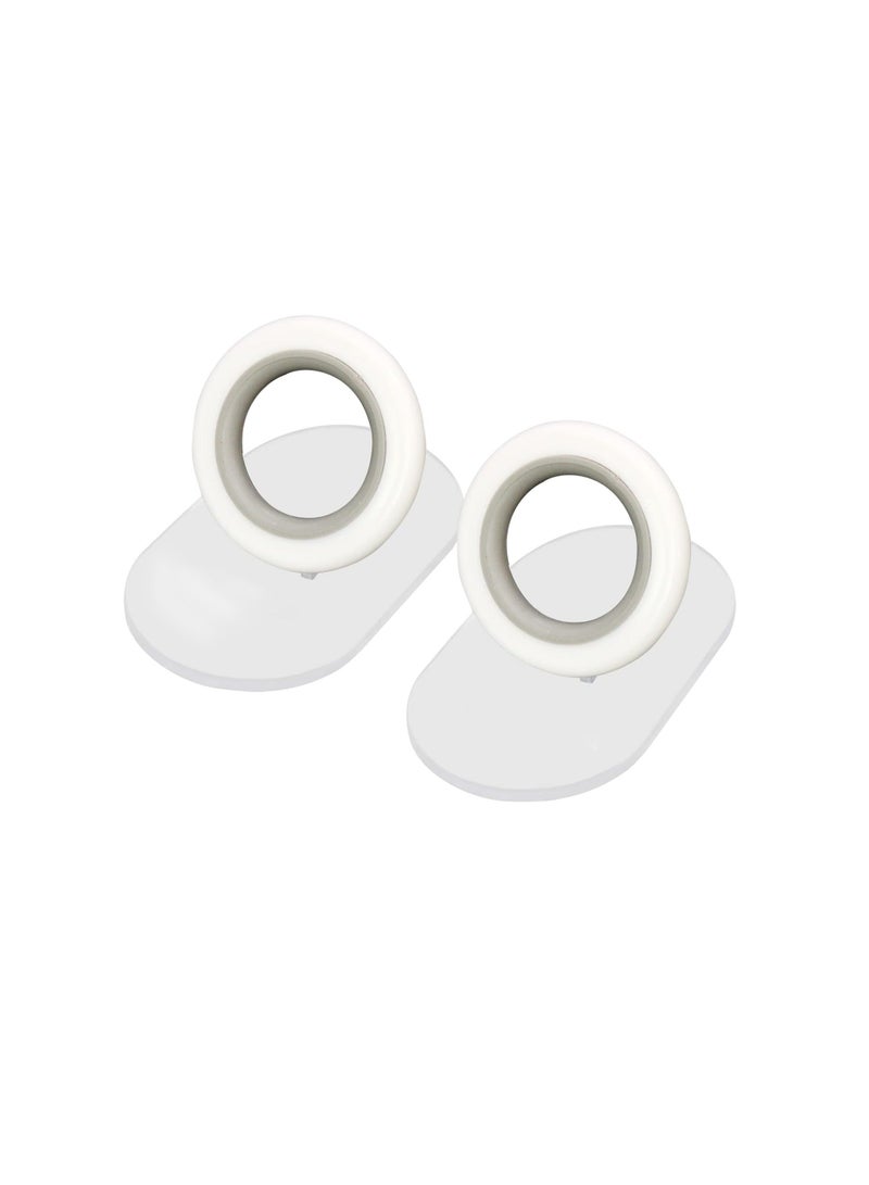 Y&D Toilet Seat Handle, Adhensive Lid Lifter, Avoid Touching, Bathroom Accessories, Lift More, Less Mess, Easy Application (2 PCS)  - Image 1