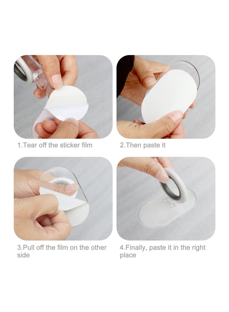Y&D Toilet Seat Handle, Adhensive Lid Lifter, Avoid Touching, Bathroom Accessories, Lift More, Less Mess, Easy Application (2 PCS)  - Image 4