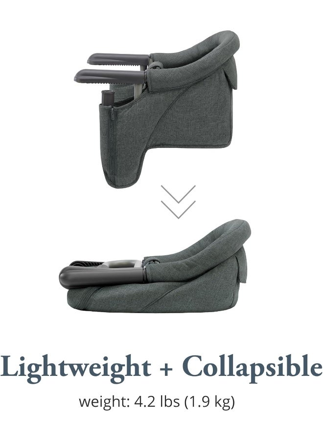 Inglesina Fast Table Chair - Award-Winning Baby High Chair for Eating  Dining - Compact Portable  Foldable - Leaves No Scratches - For Babies 6-36 Months  1-3 Year Old Toddler - (Charcoal Gray MÃ©lange) - Image 3