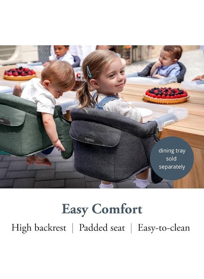 Inglesina Fast Table Chair - Award-Winning Baby High Chair for Eating  Dining - Compact Portable  Foldable - Leaves No Scratches - For Babies 6-36 Months  1-3 Year Old Toddler - (Charcoal Gray MÃ©lange) - Image 4