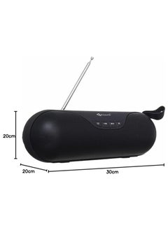 Kisonli Kisonli KS-1992 Wireless Bluetooth Speaker – FM Radio – USB/SD Support – LED Lights – Built-in Mic – Stereo Sound  - Image 4