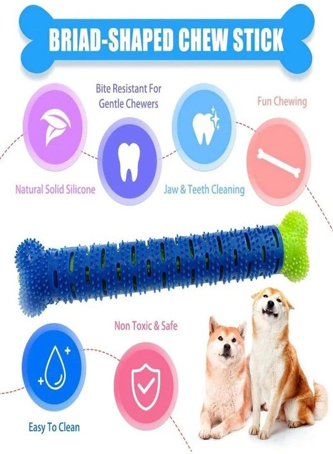 SHOPVILLA 1Pc Dog Toothbrush Chew Stick - Puppy Dental Brush Toy for Teeth Cleaning, 360° Deeply Cleaning Toothbrush for Dog, Puppy Squeaky Toys Supplies - Image 5