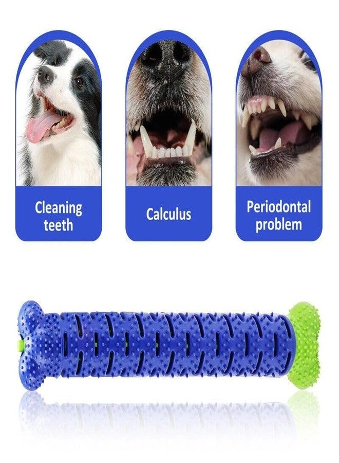 SHOPVILLA 1Pc Dog Toothbrush Chew Stick - Puppy Dental Brush Toy for Teeth Cleaning, 360° Deeply Cleaning Toothbrush for Dog, Puppy Squeaky Toys Supplies - Image 2