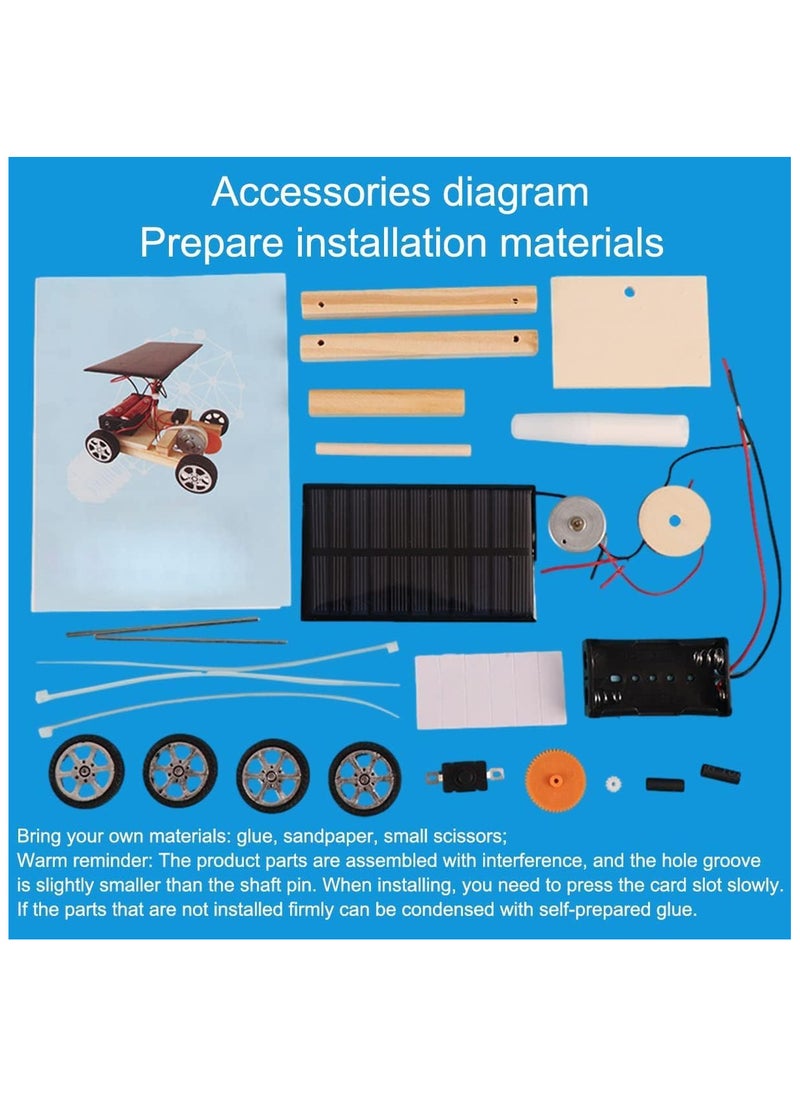 Jorunb - Solar Car Model Kits to Build,Science kit  Science Experiment Kit for Applicable to Youth Age, Robotic Stem Project Build,Educational DIY STEM Set - Image 1