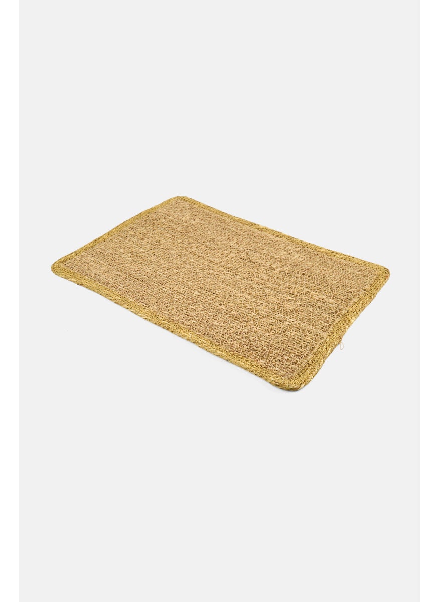 Muy Mucho Sea Grass Place Mat, Tan  - Image 2