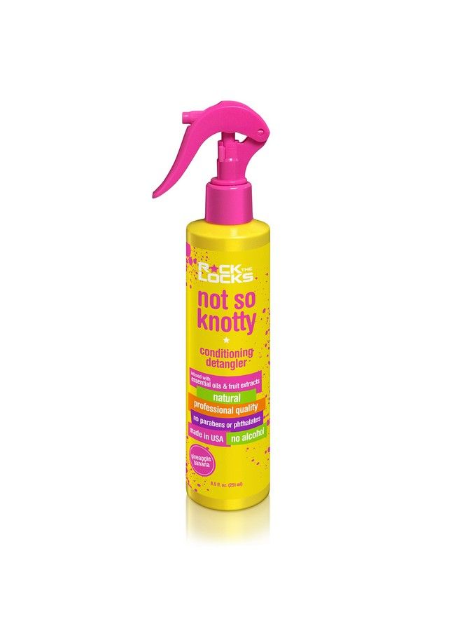 Rock The Locks Kids Not So Knotty Conditioning Detangler Natural Toxin And Paraben Free Phthalate Free 8.5 Fl. Oz. - Image 2