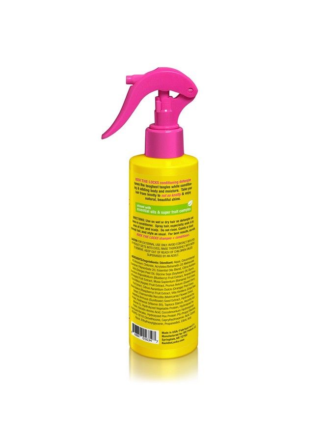 Rock The Locks Kids Not So Knotty Conditioning Detangler Natural Toxin And Paraben Free Phthalate Free 8.5 Fl. Oz. - Image 3