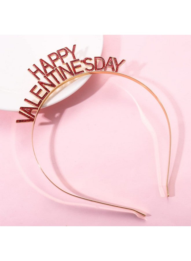 PHALIN Valentine’S Day Headbands For Women Glitter Enamel Happy Valentines Day Hairbands Sweet Holiday Party Hair Accessory Valentine’S Day Gifts - Image 2