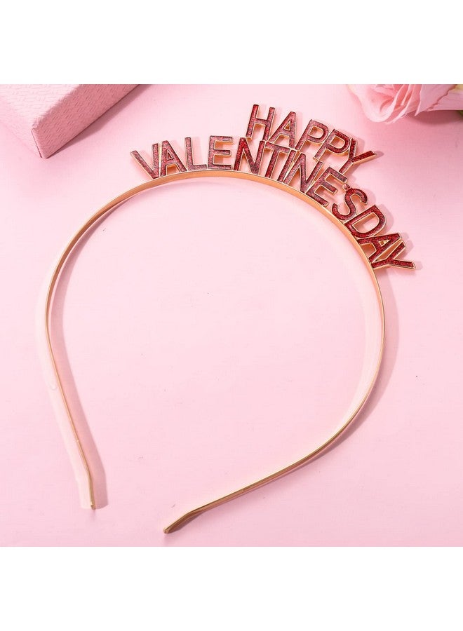 PHALIN Valentine’S Day Headbands For Women Glitter Enamel Happy Valentines Day Hairbands Sweet Holiday Party Hair Accessory Valentine’S Day Gifts - Image 3