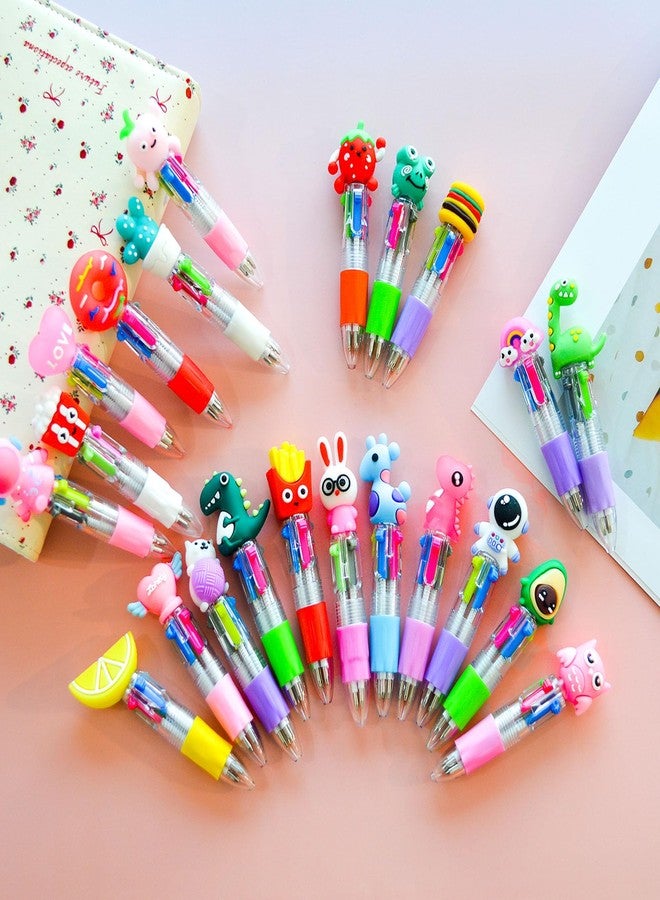 TOEMUR 100 PCS Multicolor Pen Set - 50 Cute Pens Bulk with 50 Pen Bags, Fun Pens for Party Favors, Christmas, Classroom, Birthday, Kawaii Stationery for Student Prizes, Gifts Bulk for Teachers - Image 4