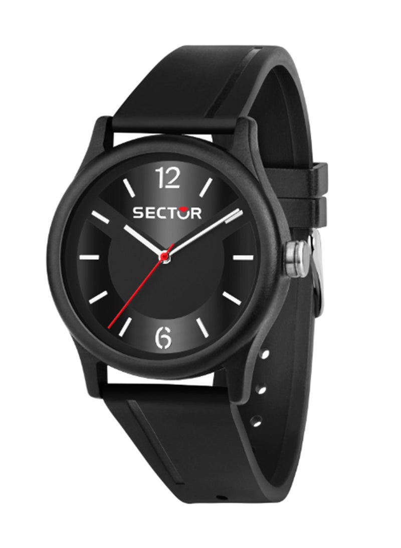 Sector EX-Q 41MM 3H BLACK DIAL BLACK ST - Image 1