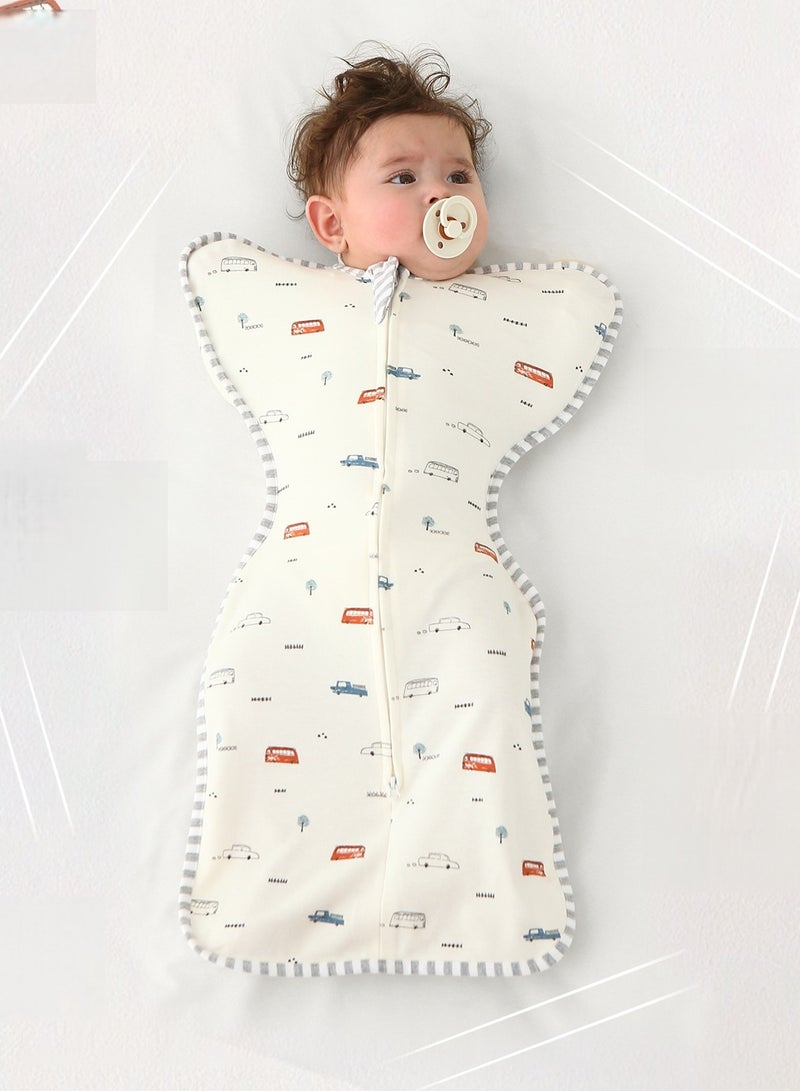 Y&D 25*15Cm Rice Bottom Duck Pattern Cotton Surrender Baby Anti Jump Swaddling Cloth Sleeping Bag Four Seasons Newborn Baby Anti Jump Sleeping Bag - Image 1