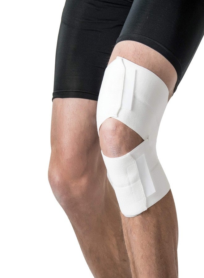 Core Products Swede-O Elastic Knee Wrap, White - 4" - Image 1