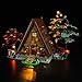 YEABRICKS LED Light for Lego21338 Ideas AFrame Cabin Building Blocks Model Lego Set NOT Included - Image 4