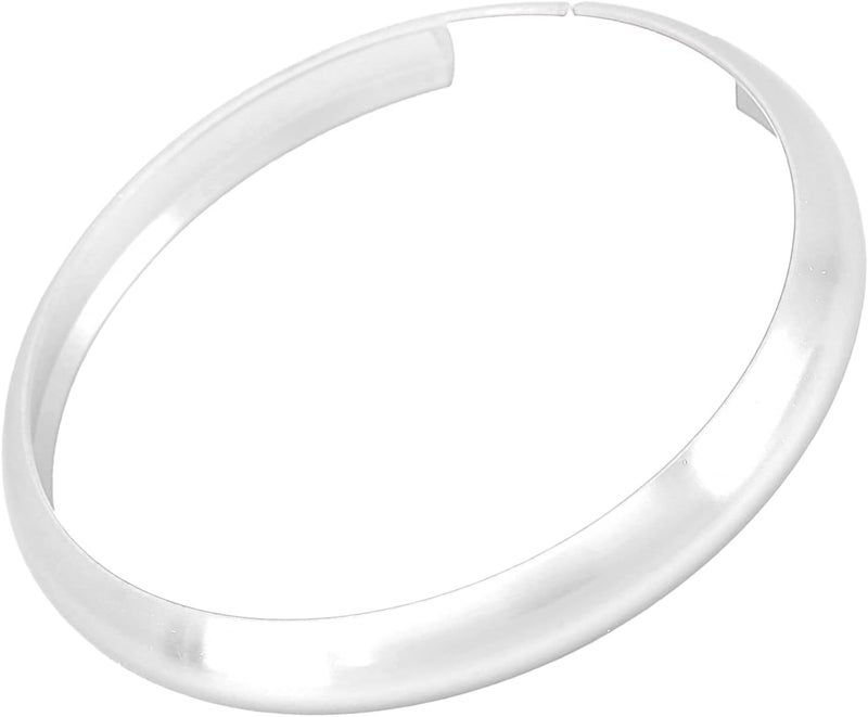 HEEPDD Aluminum Alloy Remote Key Fob Ring Trim Replacement, Replacement, Lightweight Durable Bezel for MINI R55 R56 R57 R58 R59 R60 Key Fob Aluminum Alloy Remote Ring Trim Nan (Silver) - Image 3