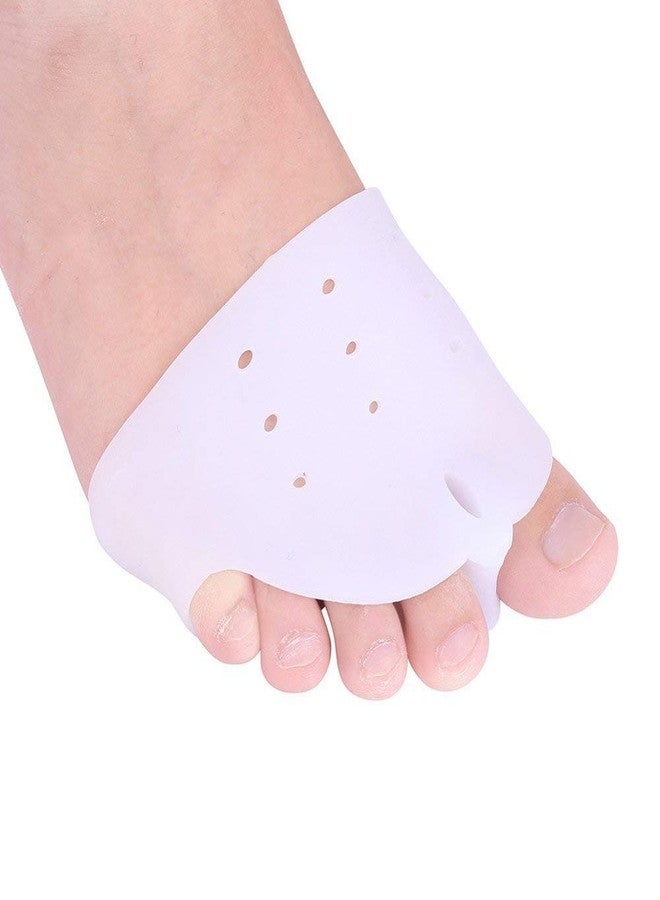 Dhruheer Gel Toe & Foot Fingers Toe Separator Stretchers Straighteners Protector Socks Pads Guards - 1 Pair - Free Size - Image 2