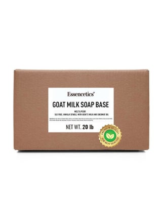 20 LB - Goats Milk Soap Base Bulk - SLS Free, No Palm Oil - Organic Melt and Pour Soap Base - Made from Premium Glycerin - Create Luxurious, Moisturizing Handmade Soaps - (20 Pound) - pzsku/Z912CC2FDD6F49E54AF75Z/45/1743365626/3d7f7567-9a94-4d75-ad9e-8c97cf6fd05b
