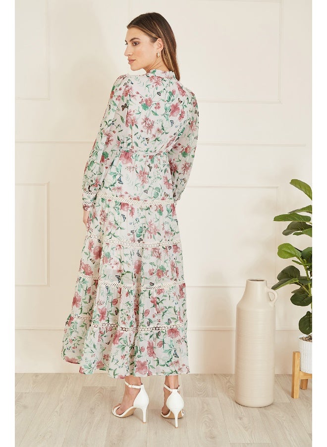 Yumi Floral Tiered Dress - Image 5