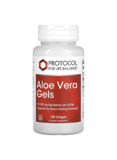 Protocol For Life Balance Protocol for Life Balance, Aloe Vera Gels, 100 mg, 100 Softgels  - Image 1