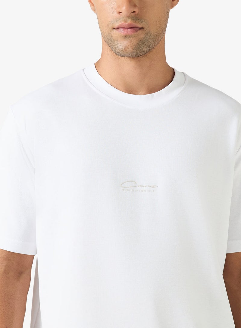 JACK & JONES Printed Crew Neck T-Shirt - Image 3