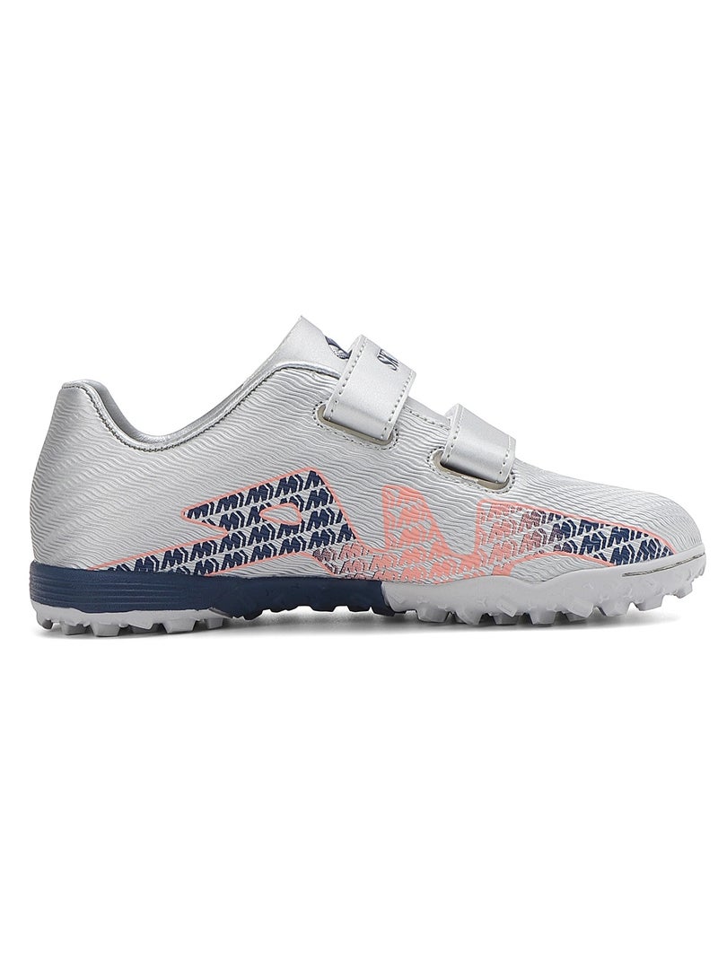 SKY WING Boys And Girls Soccer Cleats IC Or IN Sole Hook And Loop Soccer Shoes For Unisex Kid Indoor Outdoor Hook & Loop Football Shoes Suitable Little Kid And Big Kid - Image 2