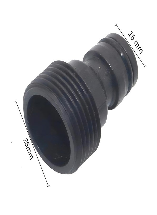 New Ware® PVC 3/4 Inch Male Thread Pipe Fitting | Hose Nozzle Quick Connector for Tap & Power Wash Hose | Irrigation Adapter (Pack of 8) - Image 4