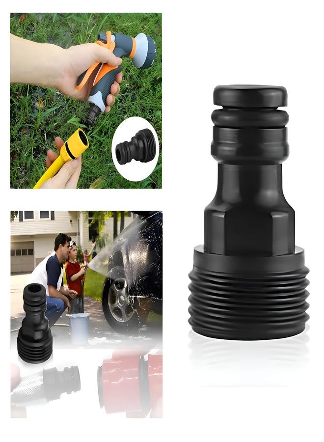 New Ware® PVC 3/4 Inch Male Thread Pipe Fitting | Hose Nozzle Quick Connector for Tap & Power Wash Hose | Irrigation Adapter (Pack of 8) - Image 2