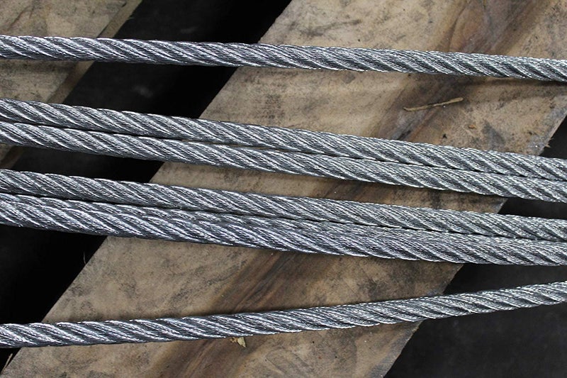 HSI Single Leg Wire Rope Sling | 1.4 Ton Vertical Rated Capacity | Flemish Eye Loop to Heavy-Duty Thimble with Sliding Choker | 3/8" Dia. | 16' Length | EIPS 6x25 IWRC | Hanes Supply () Heavy Duty - Image 1