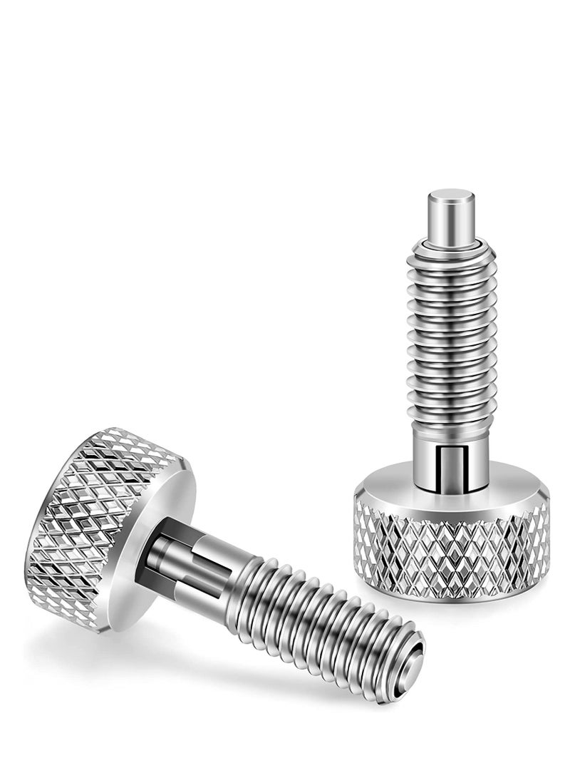 Hand Retractable, Spring Plunger with Knurled Handle Stainless Steel, Release Pins for Rolling Toolbox