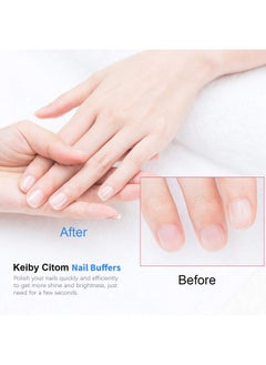 Keiby Citom Nail Files and Buffers - Professional Nail Buffer Block for Shaping Polishing, New Natural Nail Polisher with 4 Sides for Nail Art Gel Suit for Home Salons Use (2 Pcs)  - Image 3